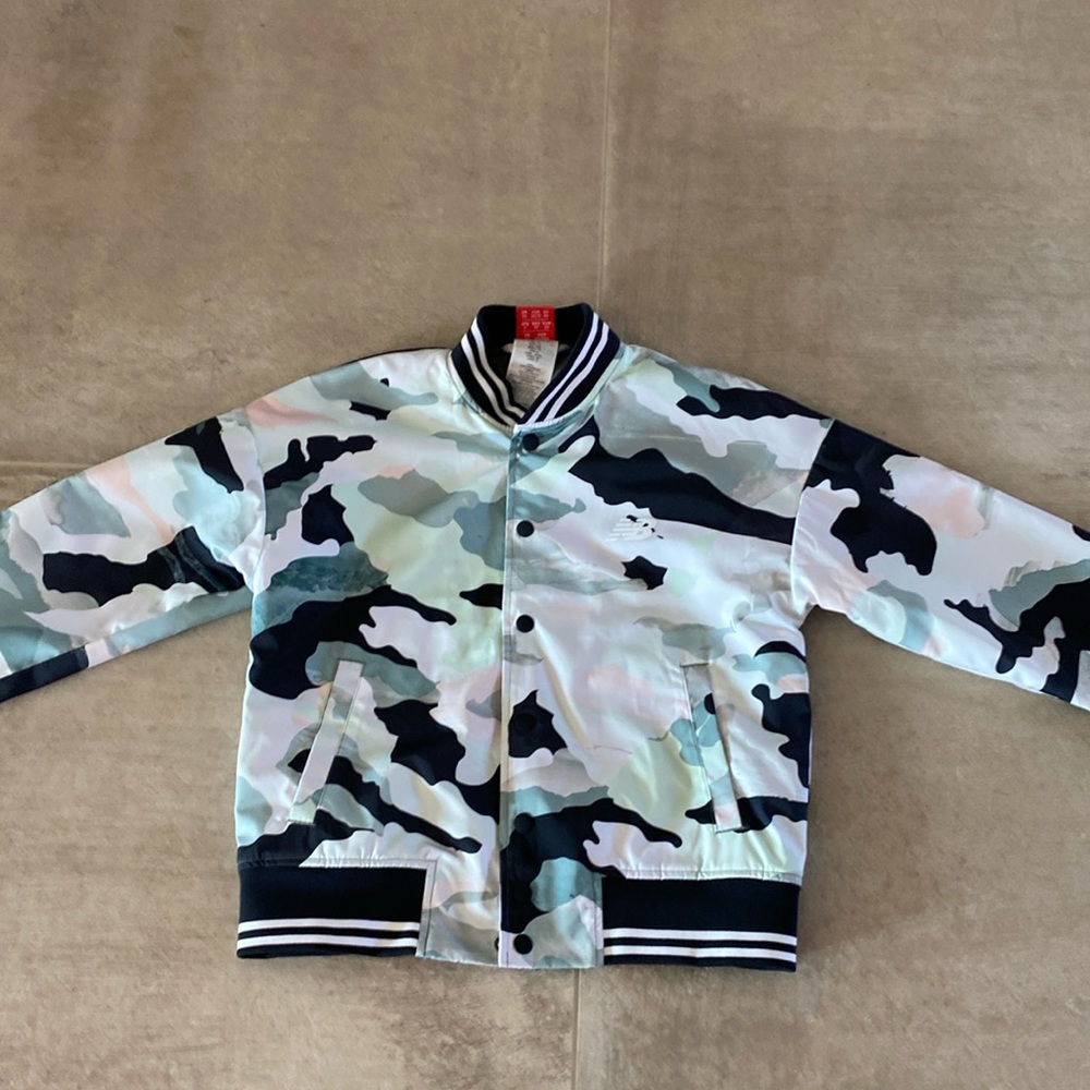 New Balance camo polyester jacket